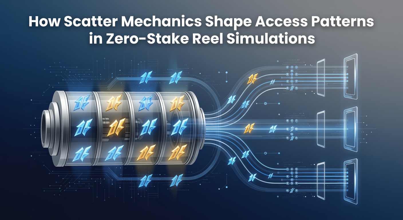 Darstellung von Scatter-Symbolen und Reel-Konfigurationen in einer Null-Einsatz-Simulation