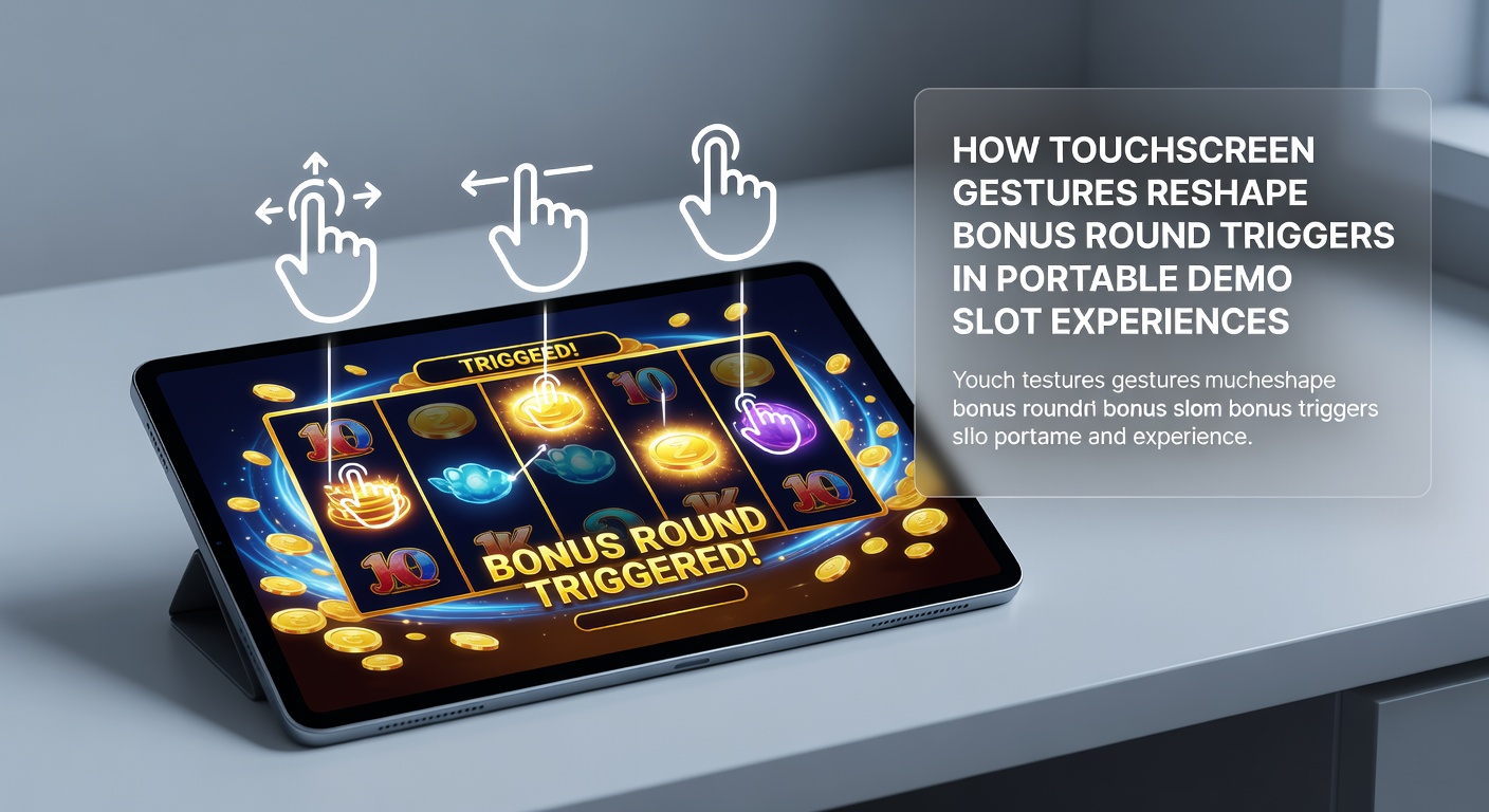 Beispielhafte Touchscreen-Interaktionen in mobilen Slot-Demos