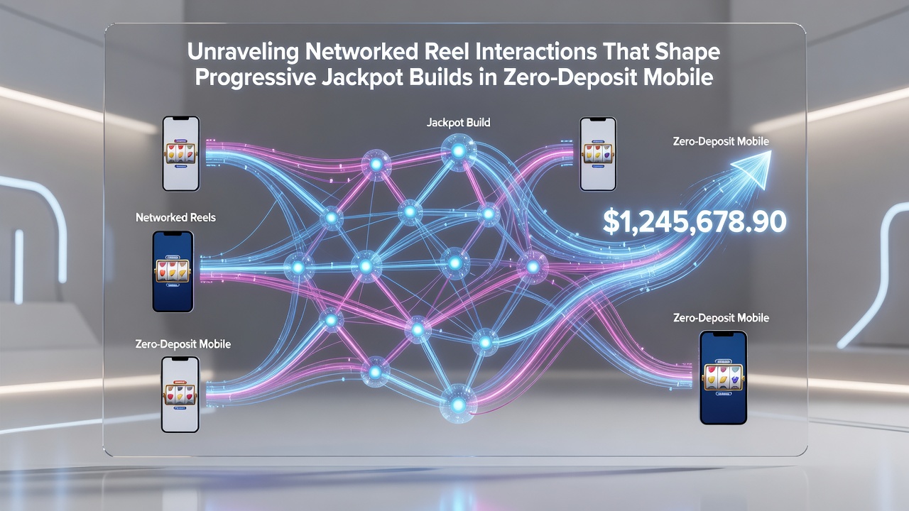 Detailansicht eines progressiven Jackpot-Zählers mit vernetzten Reel-Elementen in einer mobilen App